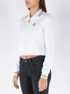 CASABLANCA Giacche<GIACCA CROPPED Bianco