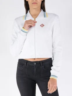CASABLANCA Giacche<GIACCA CROPPED Bianco