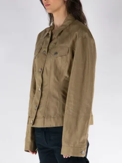 STELLA MCCARTNEY Giacche<GIACCA DENIM Marrone