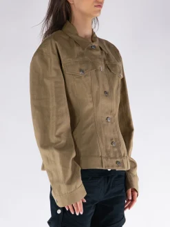 STELLA MCCARTNEY Giacche<GIACCA DENIM Marrone