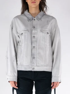 MM6 MAISON MARGIELA Giacche<GIACCA DENIM Grigio