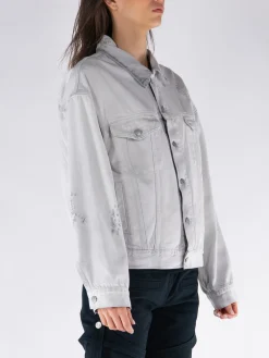 MM6 MAISON MARGIELA Giacche<GIACCA DENIM Grigio