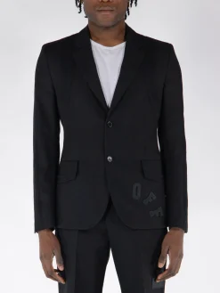 OFF-WHITE Giacche<GIACCA FORMAL VARS DRYWO COUTRY Nero