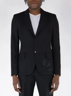 OFF-WHITE Giacche<GIACCA FORMAL VARS DRYWO COUTRY Nero