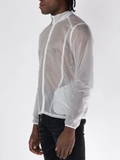 ROA Giacche<GIACCA FULLZIP A VENTO PACKABLE Bianco