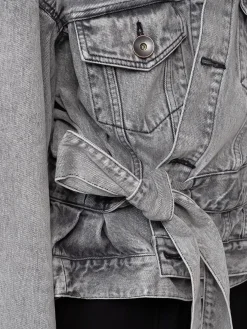 MAISON MIHARA YASUHIRO Giacche<GIACCA IN DENIM CACHECOEUR BLOUSON Grigio