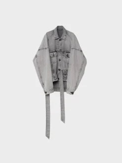 MAISON MIHARA YASUHIRO Giacche<GIACCA IN DENIM CACHECOEUR BLOUSON Grigio