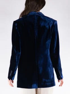 TOM FORD Giacche<GIACCA IN VELLUTO Blu