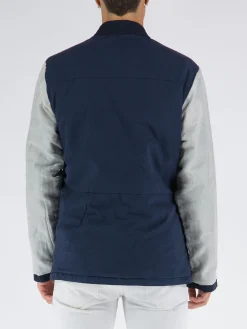 UNIVERSAL WORKS Giacche<GIACCA INSULATED KYOTO Blu, Grigio