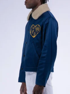 KENZO Giacche<GIACCA 'HEART' Bianco, Blu