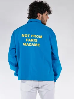 DROLE DE MONSIEUR Giacche<GIACCA LA VESTE SLOGAN Blu, Giallo