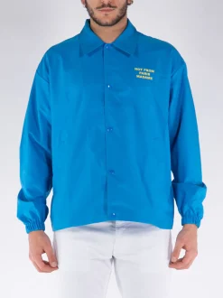 DROLE DE MONSIEUR Giacche<GIACCA LA VESTE SLOGAN Blu, Giallo