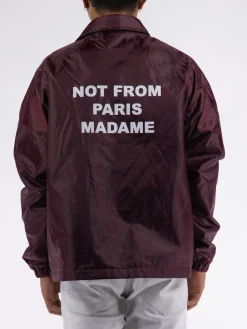 DROLE DE MONSIEUR Giacche<GIACCA LE VESTE POLAIRE Bianco, Rosso