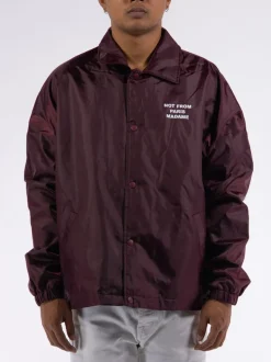 DROLE DE MONSIEUR Giacche<GIACCA LE VESTE POLAIRE Bianco, Rosso