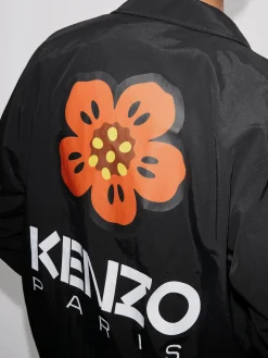 KENZO Giacche<GIACCA LEGGERA BOKE PLACED Nero