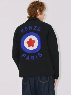 KENZO Giacche<GIACCA LEGGERA TARGET Nero