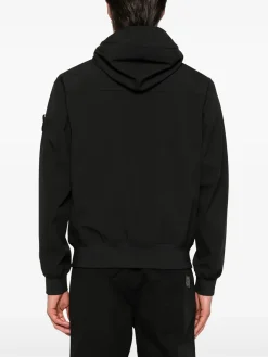STONE ISLAND Giacche<GIACCA LIGHT SOFTSHELL Nero