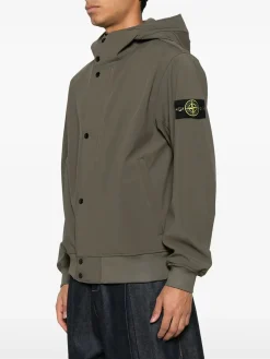 STONE ISLAND Giacche<GIACCA LIGHT SOFTSHELL Verde