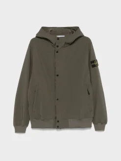 STONE ISLAND Giacche<GIACCA LIGHT SOFTSHELL Verde