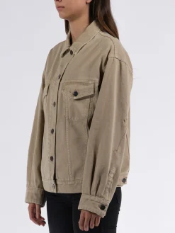 PALM ANGELS Giacche<GIACCA LOOSE BULL Beige