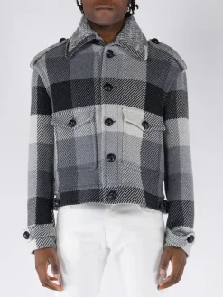 ETRO Giacche<GIACCA MAGLIA Bianco, Grigio