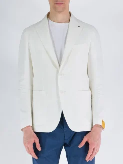 TAGLIATORE Giacche<GIACCA MONTECARLO MONOPETTO Bianco