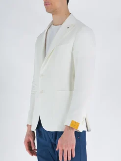 TAGLIATORE Giacche<GIACCA MONTECARLO MONOPETTO Bianco