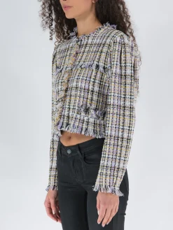 ISABEL MARANT Giacche<GIACCA NAMEO Bianco, Nero, Rosa, Viola