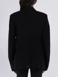 JW ANDERSON Giacche<GIACCA PADLOCK STRAP SB BLAZER Nero