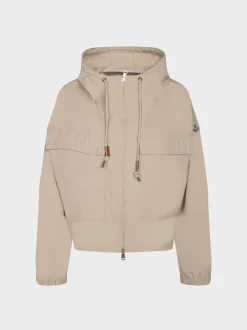 MONCLER Giacche<GIACCA PARKA CON CAPPUCCIO SAUVAN Rosa
