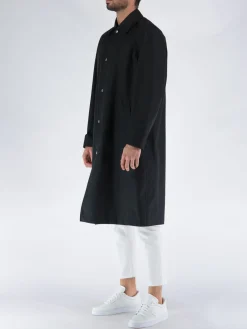 JIL SANDER Giacche<GIACCA PARKA OVER REGULAR FIT FULLY LINED Nero