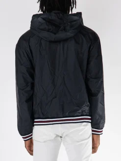 THOM BROWNE Giacche<GIACCA RIPSTOP OVERSIZED ZIP UP Nero