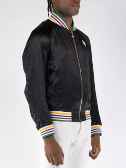 CASABLANCA. Giacche<GIACCA SILK SOUVENIR Nero