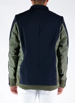 Giacche<GIACCA SUITING Blu, Verde