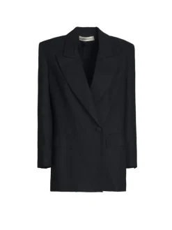 NINEMINUTES Giacche<GIACCA THE BLAZER LINUME Nero