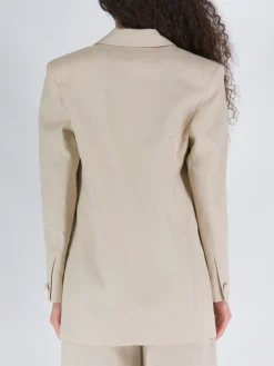 NINEMINUTES Giacche<GIACCA THE BLAZER LINUME Beige