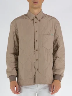 COVERT Giacche<GIACCA TRAPUNTATA Beige