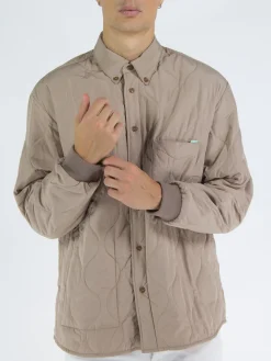 COVERT Giacche<GIACCA TRAPUNTATA Beige