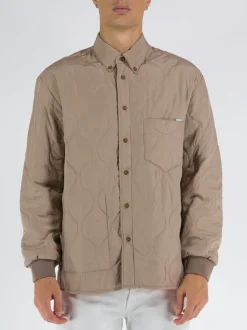 COVERT Giacche<GIACCA TRAPUNTATA Beige