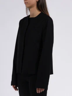 LOULOU STUDIO Giacche<GIACCA TWILL LIGHT FLANNEL Nero