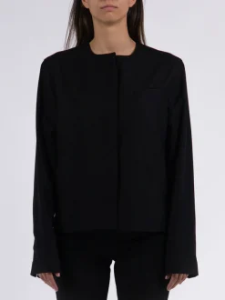 LOULOU STUDIO Giacche<GIACCA TWILL LIGHT FLANNEL Nero