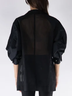 SACAI Giacche<GIACCA VOLIE x TAFFETA Nero