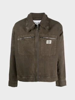 ETUDES Giacche<GIACCA WALKER CANVAS Marrone