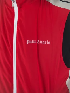 PALM ANGELS Giacche<GILET CLASSIC LOGO VEST Rosso