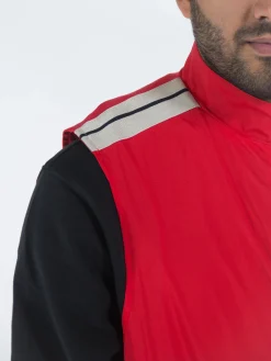 PALM ANGELS Giacche<GILET CLASSIC LOGO VEST Rosso