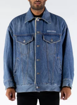 Giacche<GIUBBOTTO CROSS SHERPA STONE SHIRT Azzurro