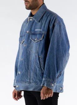 Giacche<GIUBBOTTO CROSS SHERPA STONE SHIRT Azzurro