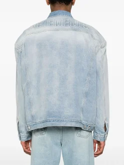 VETEMENTS. Giacche<GIUBBOTTO DENIM Blu