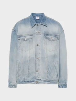 VETEMENTS. Giacche<GIUBBOTTO DENIM Blu