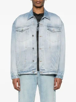 VETEMENTS. Giacche<GIUBBOTTO DENIM Blu